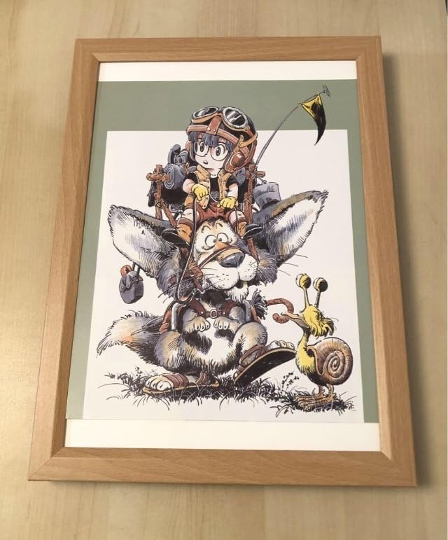 Amazon.co.jp: kj 額装品 鳥山明 12 ドクタースランプ イラスト A4