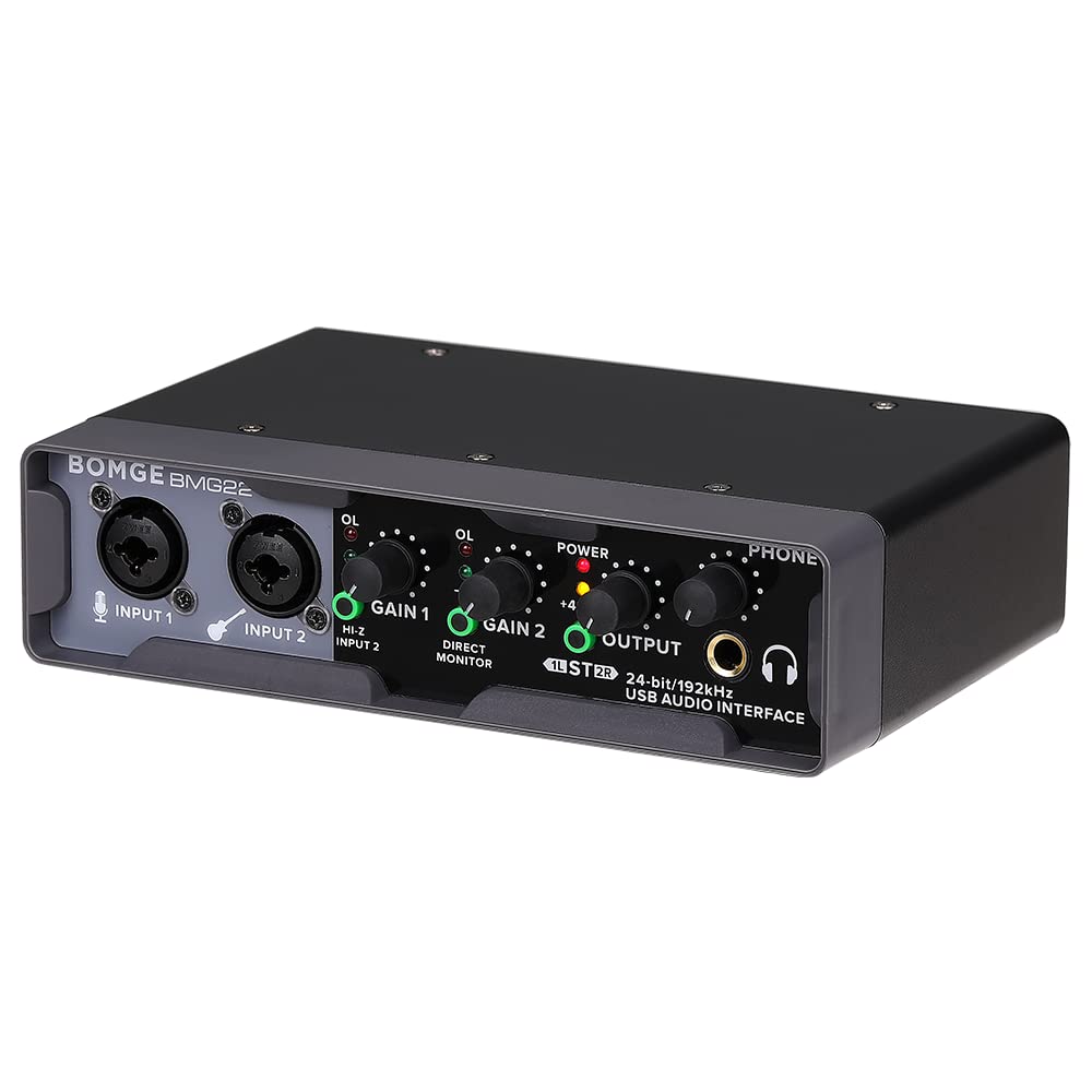 Amazon.com: BOMGE USB Audio Interface(32bit/192 kHz) with XLR