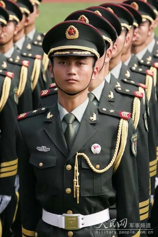 Amazon | 中国人民解放軍 07式礼服制服用肩章 空軍 PLA 中国軍 | 戦闘