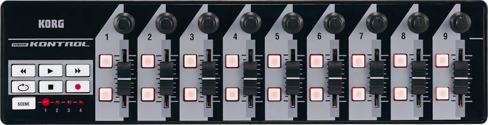 Amazon | KORG SLIM-LINE USB CONTROLLER nanoKONTROL BLACK | MIDI