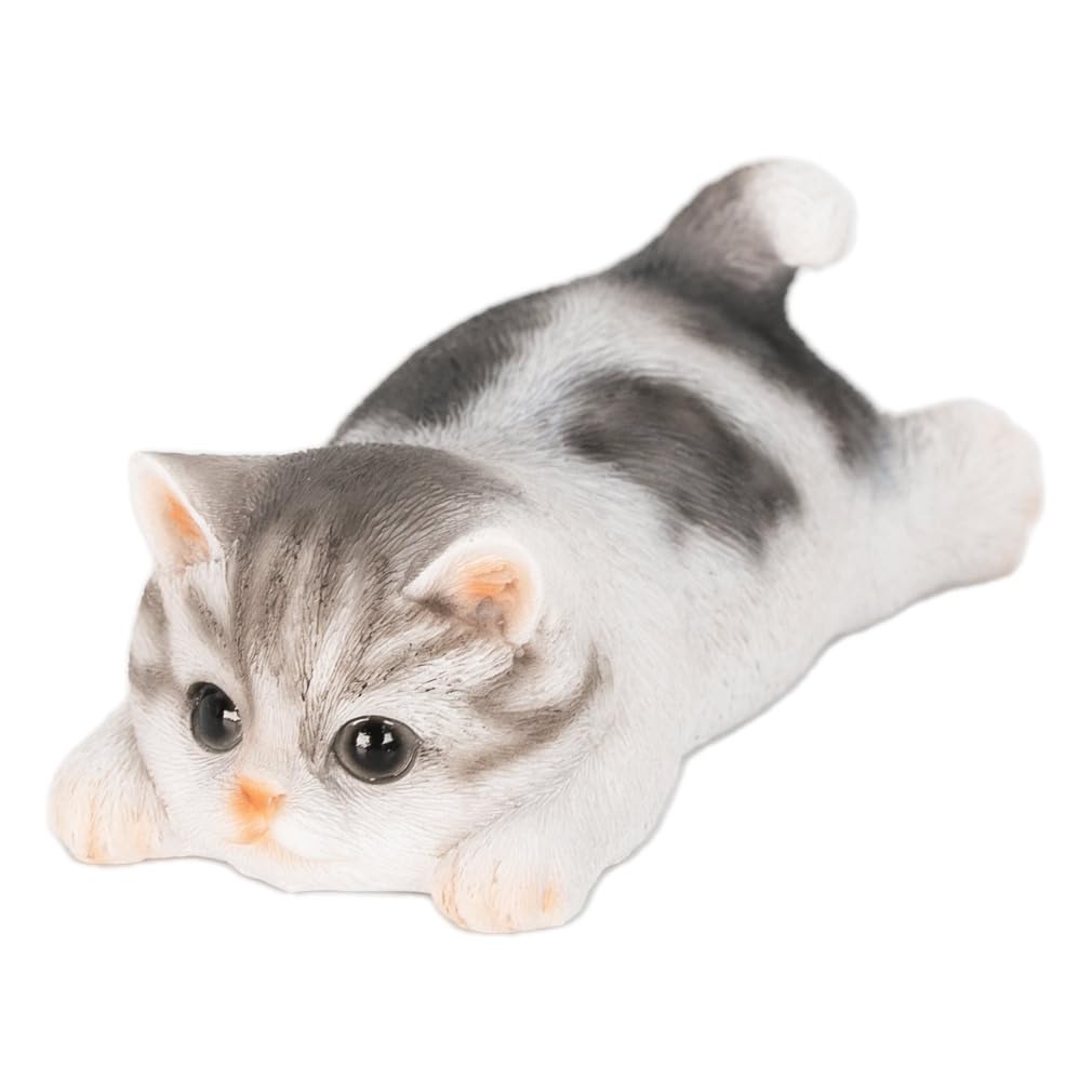 Amazon.co.jp: デバリエ【正規品】猫の置物 サバトラ カップラーメン