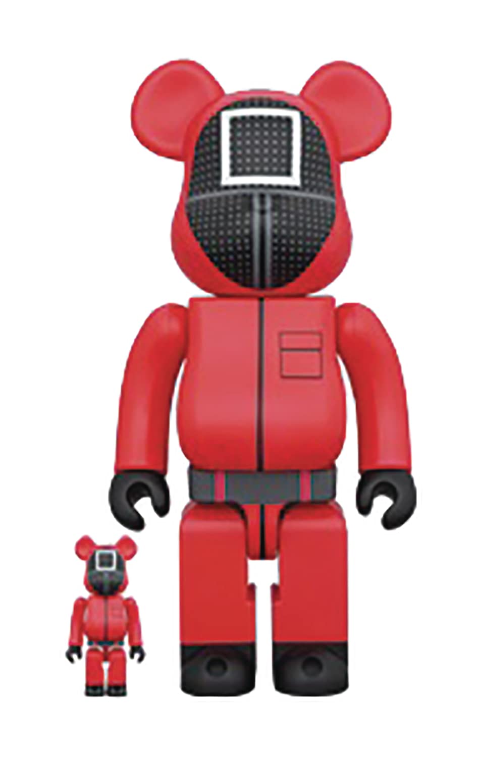 Amazon.com: Squid Game: Guard (Square) 100% & 400% Be@rbrick 2
