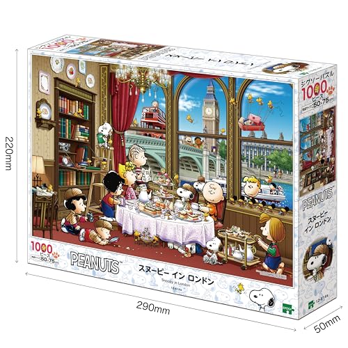 1000 Piece Jigsaw Puzzle PEANUTS Snoopy in London 2024 From Japan