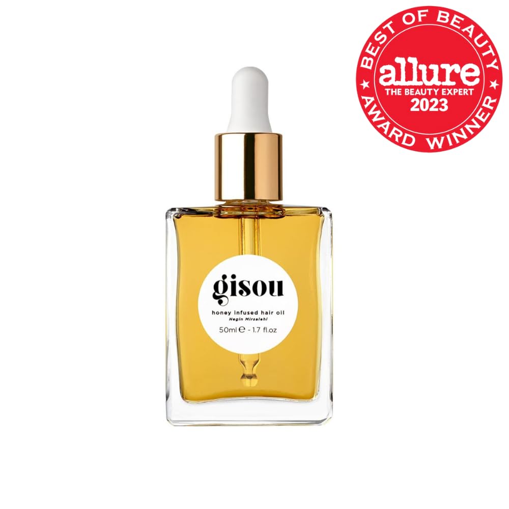 Amazon.com: Gisou Honey Infused Hair Oil - Hydrating & Frizz