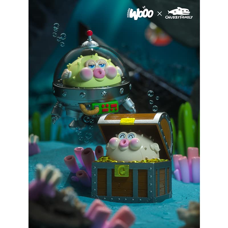 Amazon | HIDDEN WOOO x CHUBBY FAMILY CHUBBYPOPO オーシャンシリーズ