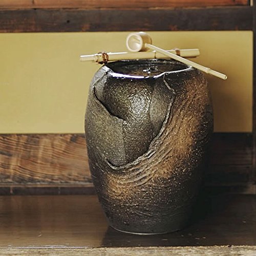Amazon.co.jp: 信楽焼 響 湧き水つくばい 電動つくばい つくばい 陶器