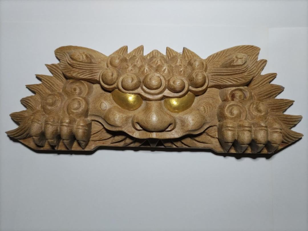 Amazon.co.jp: お祭り！獅子噛み幅30cm（金目）魔除け！山車、神輿
