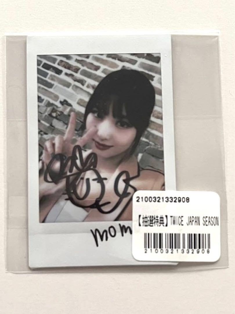 twice momo モモ ポラロイド 直筆サイン チェキ once japan TWICEモモ