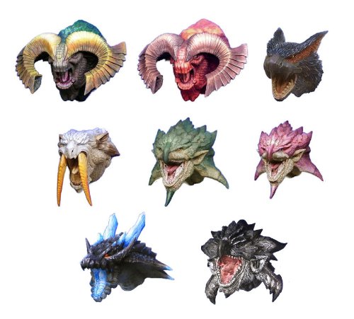 Amazon.co.jp: モンスターハンター ハンティングトロフィー マグネット