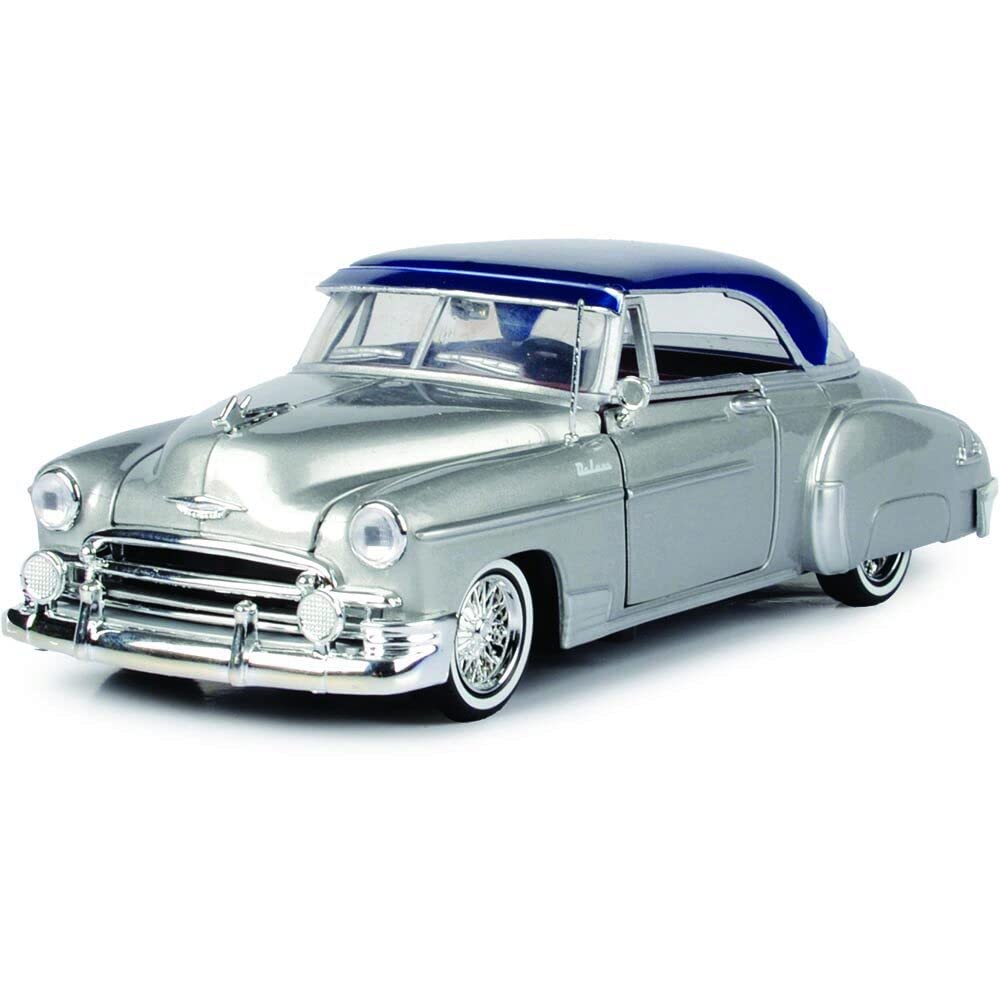 Amazon.com: 1950 Chevy Bel Air Lowrider Silver Metallic with Blue