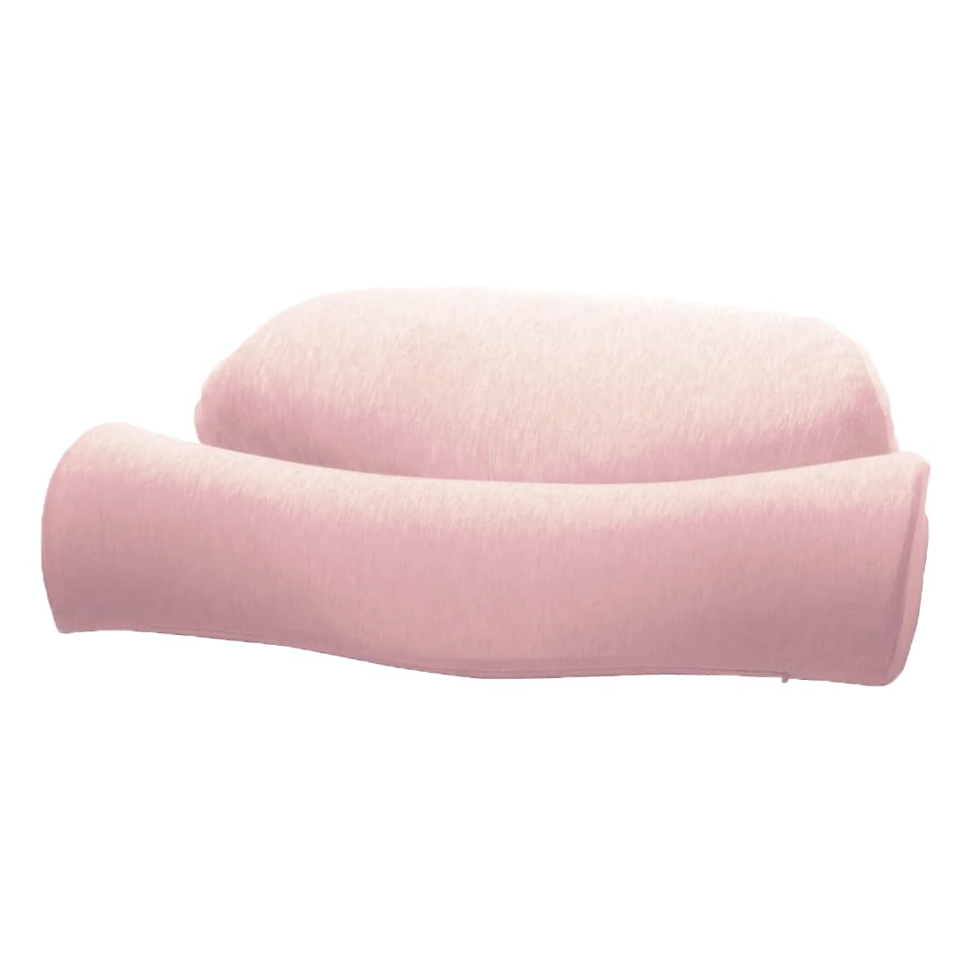 Amazon｜[CALQS ダブル枕PLUS ライトピンク] 枕 ピロー まくら 首 肩