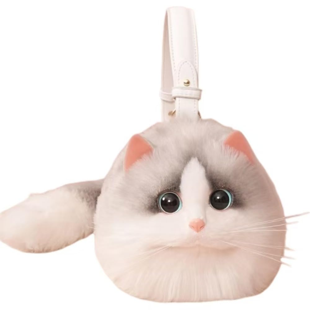Amazon.co.jp: Giawkca 猫 リアル 本物そっくり ぬいぐるみ バッグ