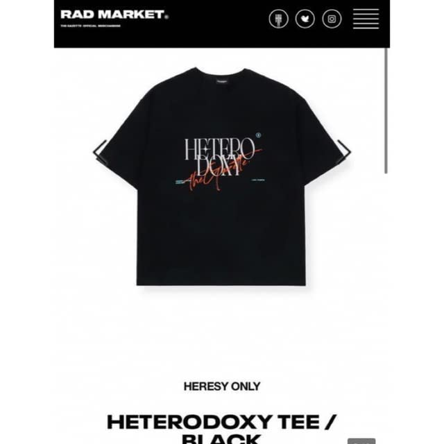 Amazon.co.jp: the GazettE Tシャツ フリーサイズ heterodoxy ガゼット