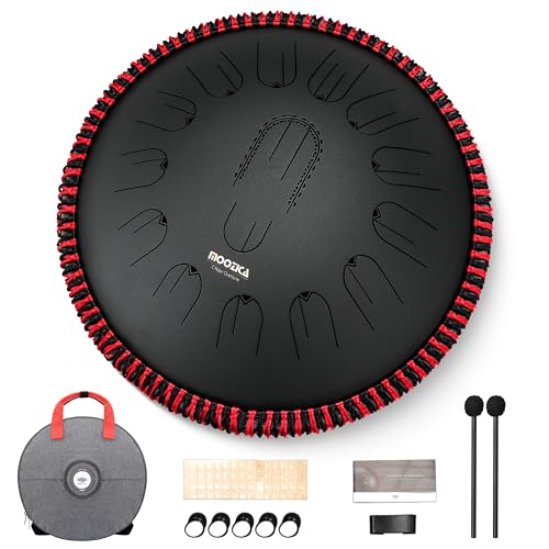 Amazon | MOOZICA ハンドパン 15インチ Cメジャー スチールタング