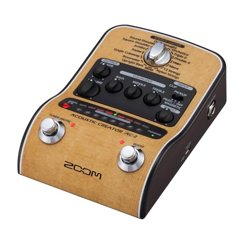 Amazon.co.jp: ZOOM ズーム AC-2 アコースティックギター用プリアンプ