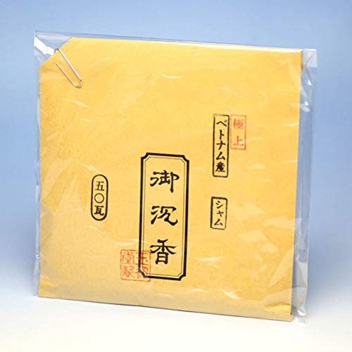Amazon｜極上 シャム沈香 刻み 50g 茶袋入 玉初堂 0436｜線香