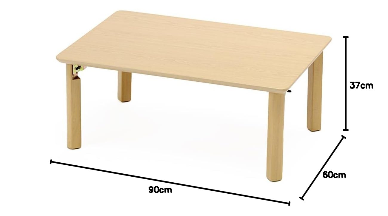 Amazon.co.jp: カインズ ローテーブル 折りたたみ 90cm幅 奥行60cm 高
