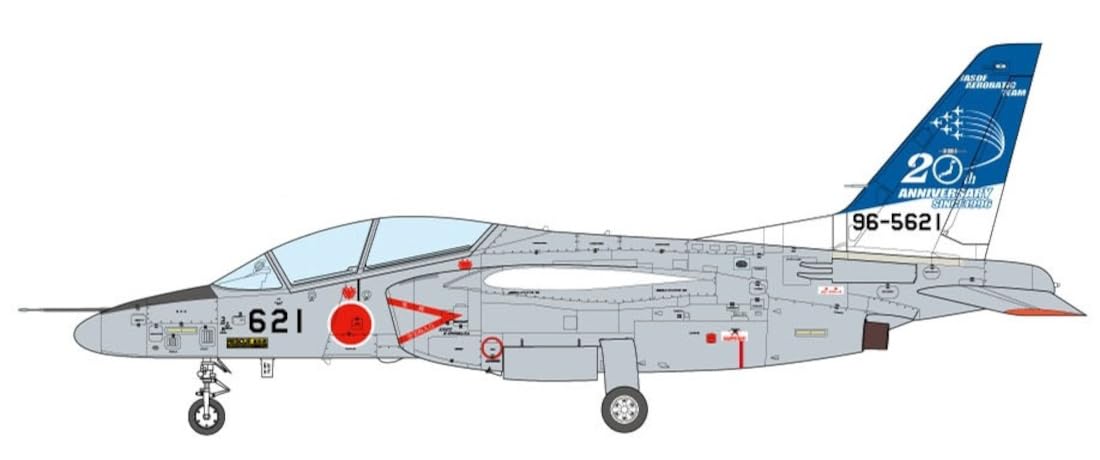 Amazon | プラッツ(PLATZ) 1/100 航空自衛隊 練習機 T-4 第11飛行隊
