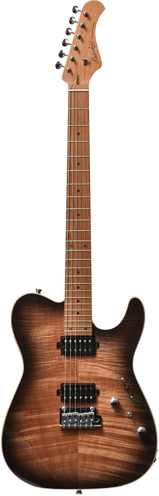 Amazon | BACCHUS バッカス TAC24 FMH-RSM/M N-BK-B エレキギター
