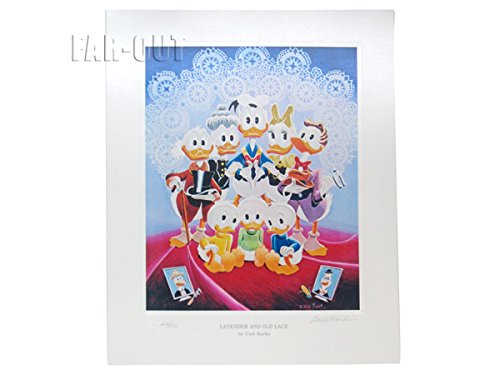 Amazon.co.jp: Carl Barks カール・バークス リトグラフ 版画 Lavender