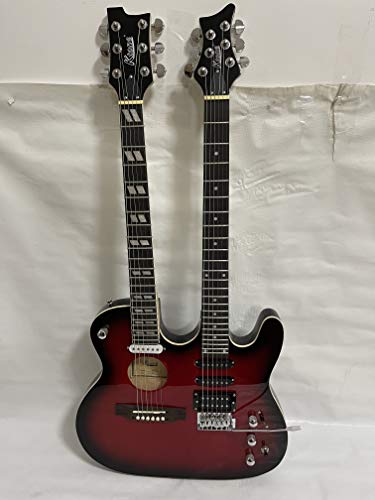 Amazon.co.jp: Ktone 6/6弦 Acoustic Electric Double Neck Guitar
