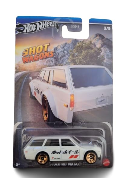 Amazon.com: Hot Wheels Datsun Bluebird Wagon (510) (White), Hot