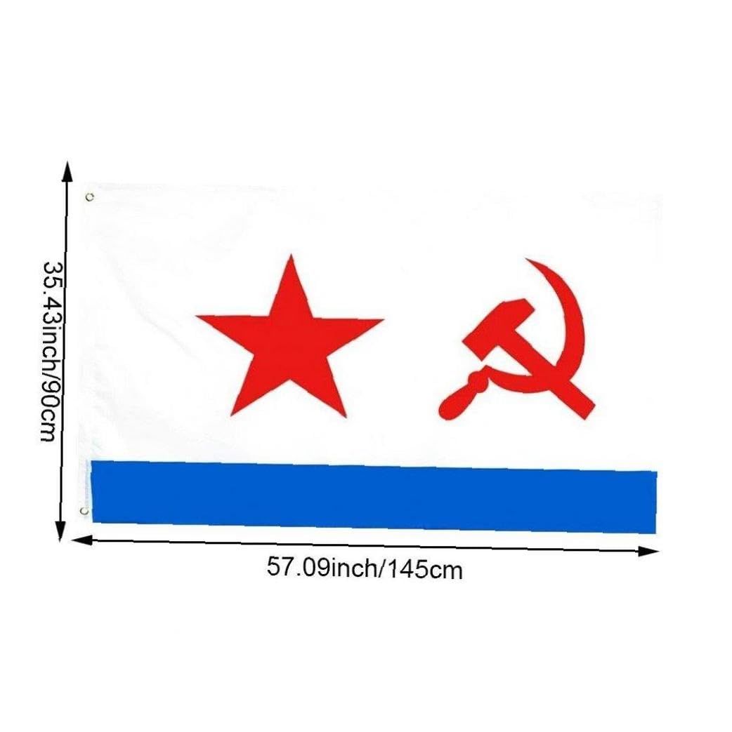 Amazon | ソ連海軍旗 ソ連国旗 90x150cm ソ連国旗 ロシア軍 ソ連cccp