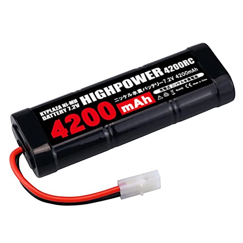 Amazon.co.jp: 大容量 4200mAh 7.2V Ni-mh ニッケル水素 ストレート