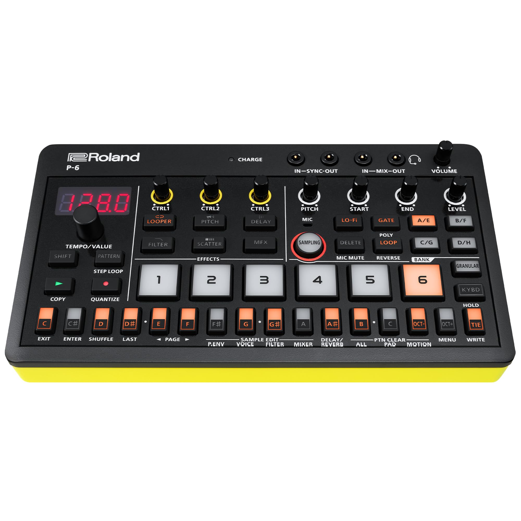 Roland AIRA Compact P-6 Creative Sampler | Design de som granular