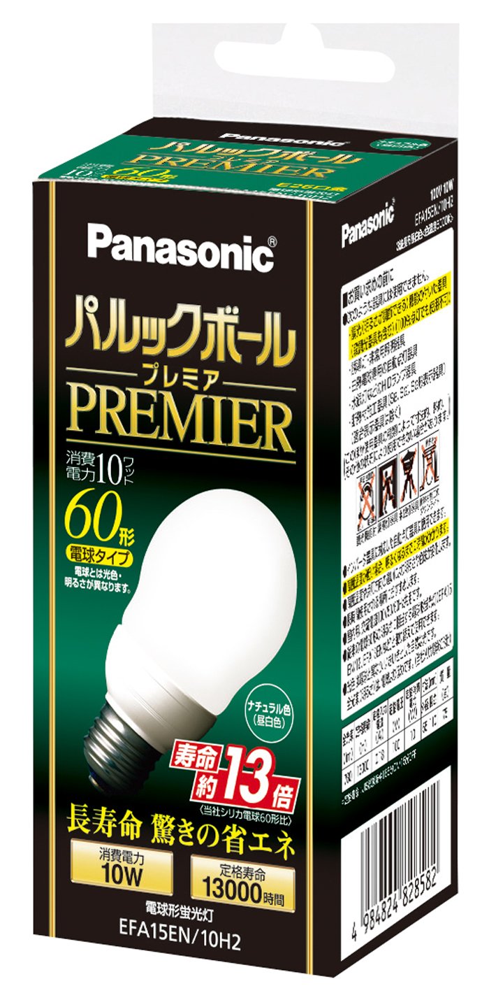 Amazon | パナソニック パルックボールプレミア A15形 電球60形タイプ