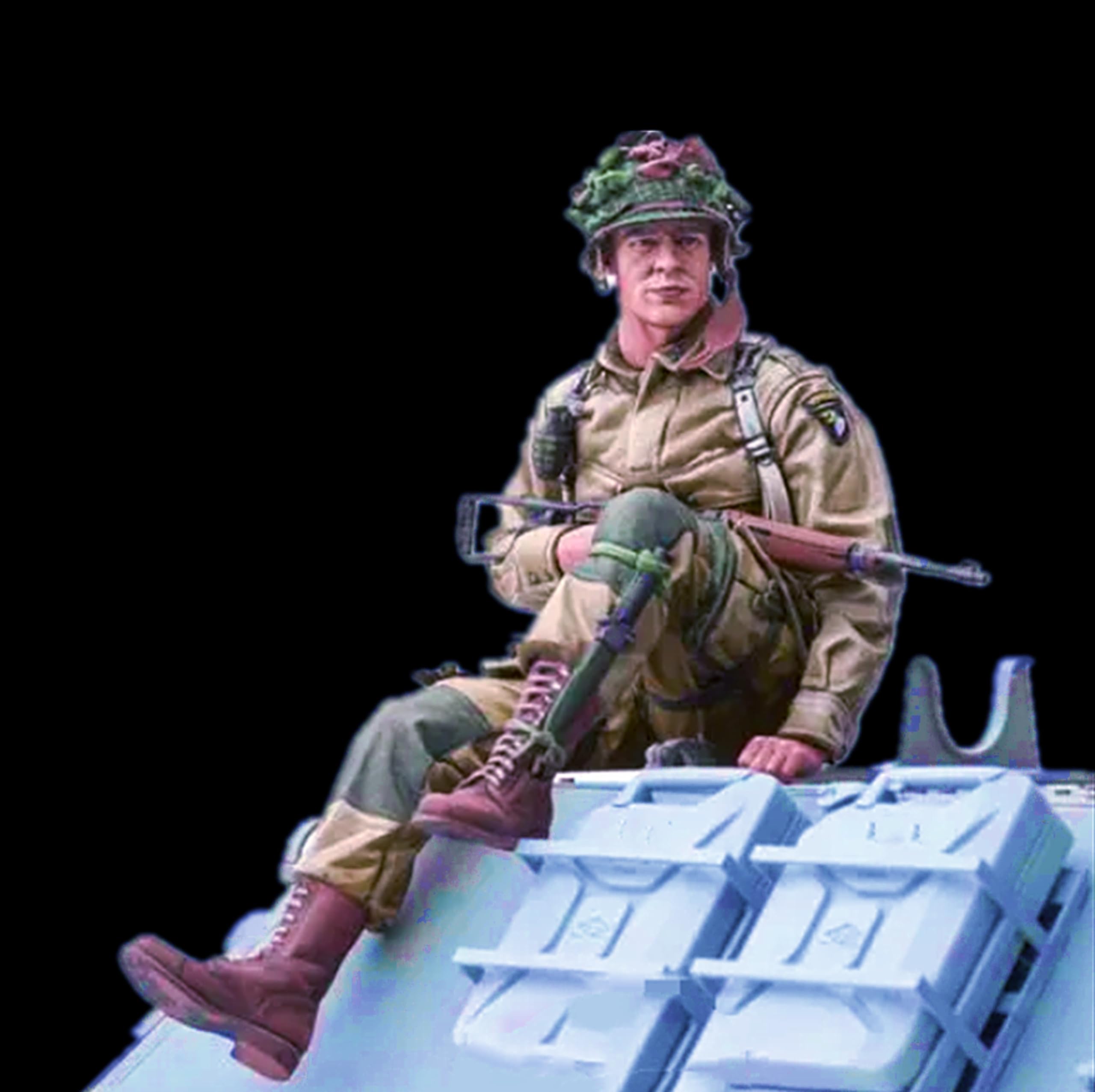 Amazon | 1/16 WWII アメリカ戦車兵 レジン製 兵士モデルキット 未塗装