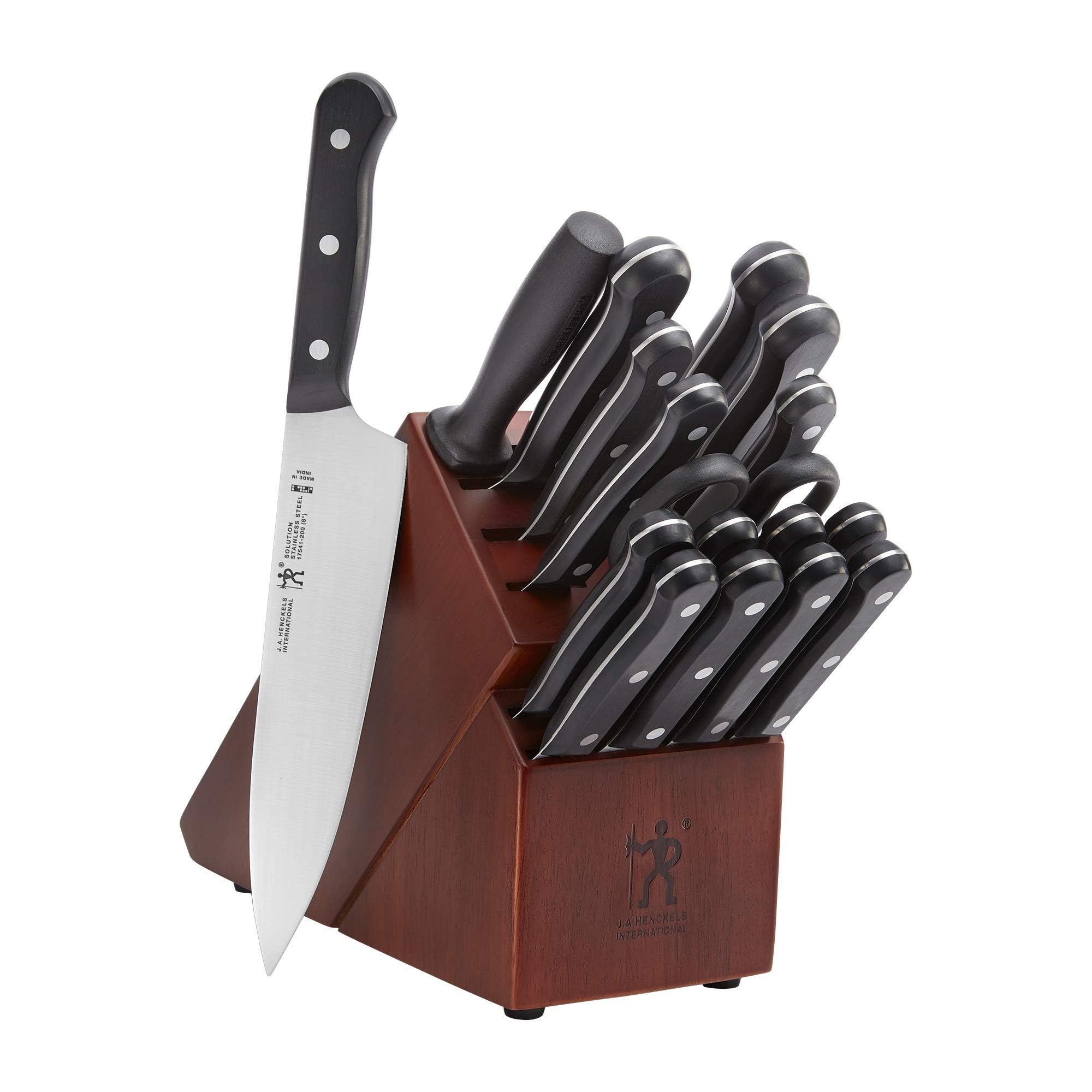 Amazon.com: HENCKELS Solution Razor-Sharp 18-pc Knife Set, Chef