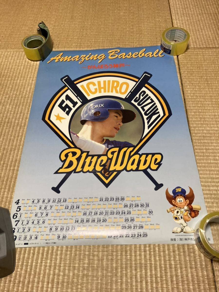 Amazon.co.jp: 品 1995年 オリックスブルーウェーブ イチロー 公式戦