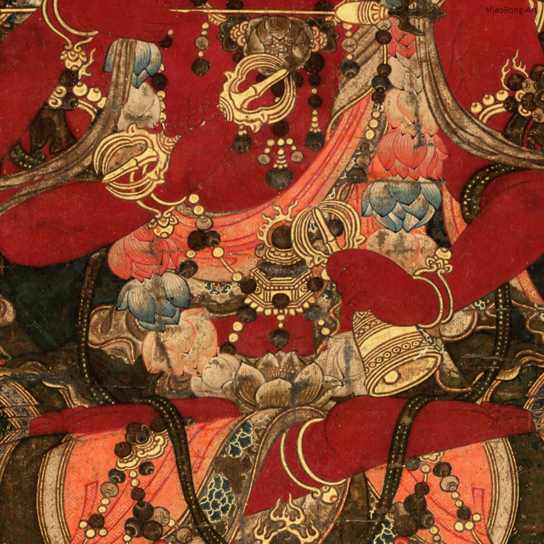 Amazon｜仏画 愛染明王像 彩色（愛染明王 仏像ー版画）＿仏像 アート