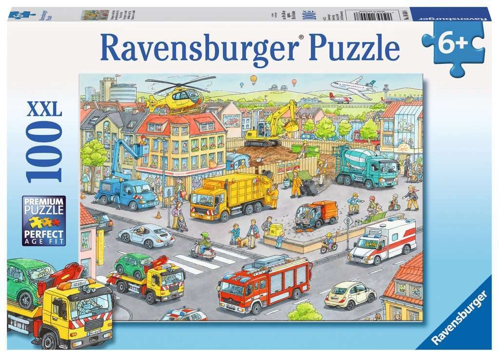 Amazon.co.jp: 100ピース ジグソーパズル 市内の車 Fahrzeuge in der