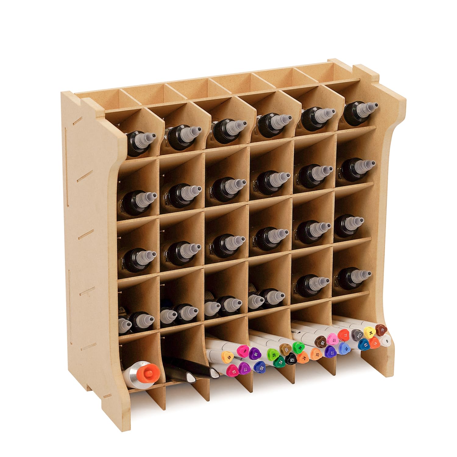 Amazon.co.jp: Bucasso プラモデル ペイントラック 塗料/工具収納 30本