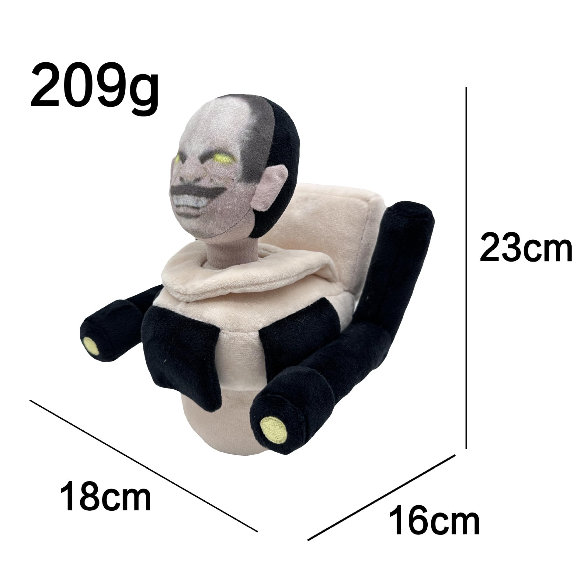 Amazon.co.jp: Mihjiot G-Man Skibidi 9インチ ぬいぐるみ Skibidi