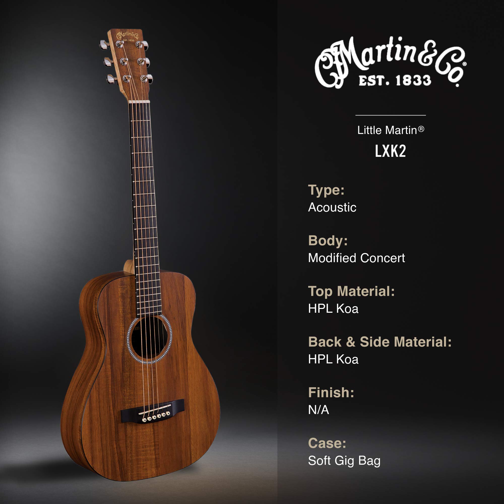Amazon | Martin LXK2 アコースティックギター | スチール弦