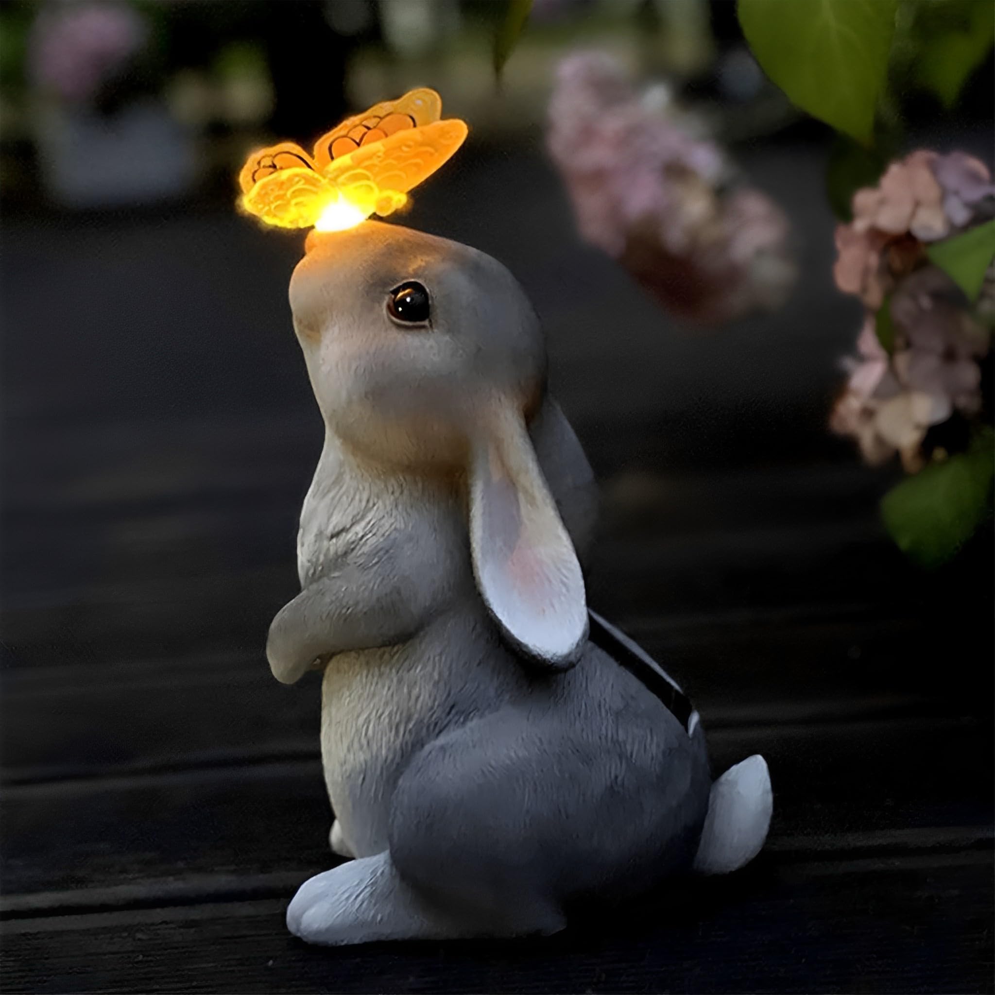 Amazon.co.jp: GLOLIT LEDライト可愛いウサギ 置物ライト LEDライト