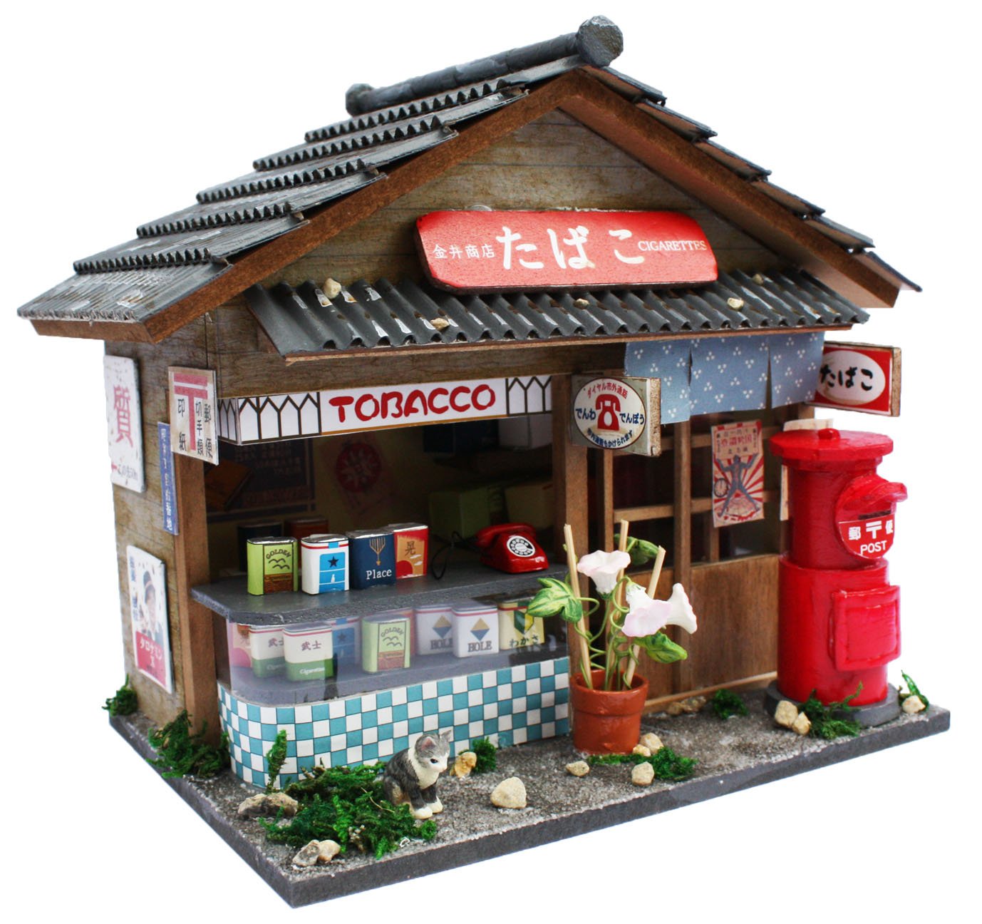 Amazon.com: Billy handmade dollhouse kit Showa series kit tobacco