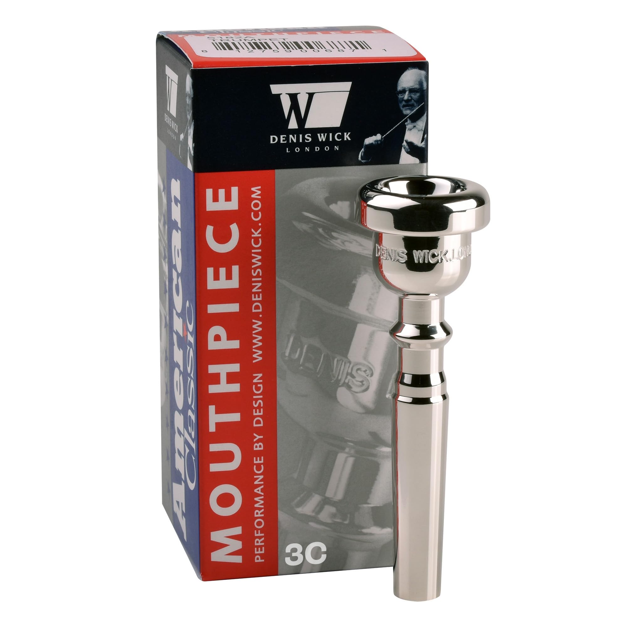 Amazon.com: Denis Wick Trumpet American Classic Mouthpiece Silver