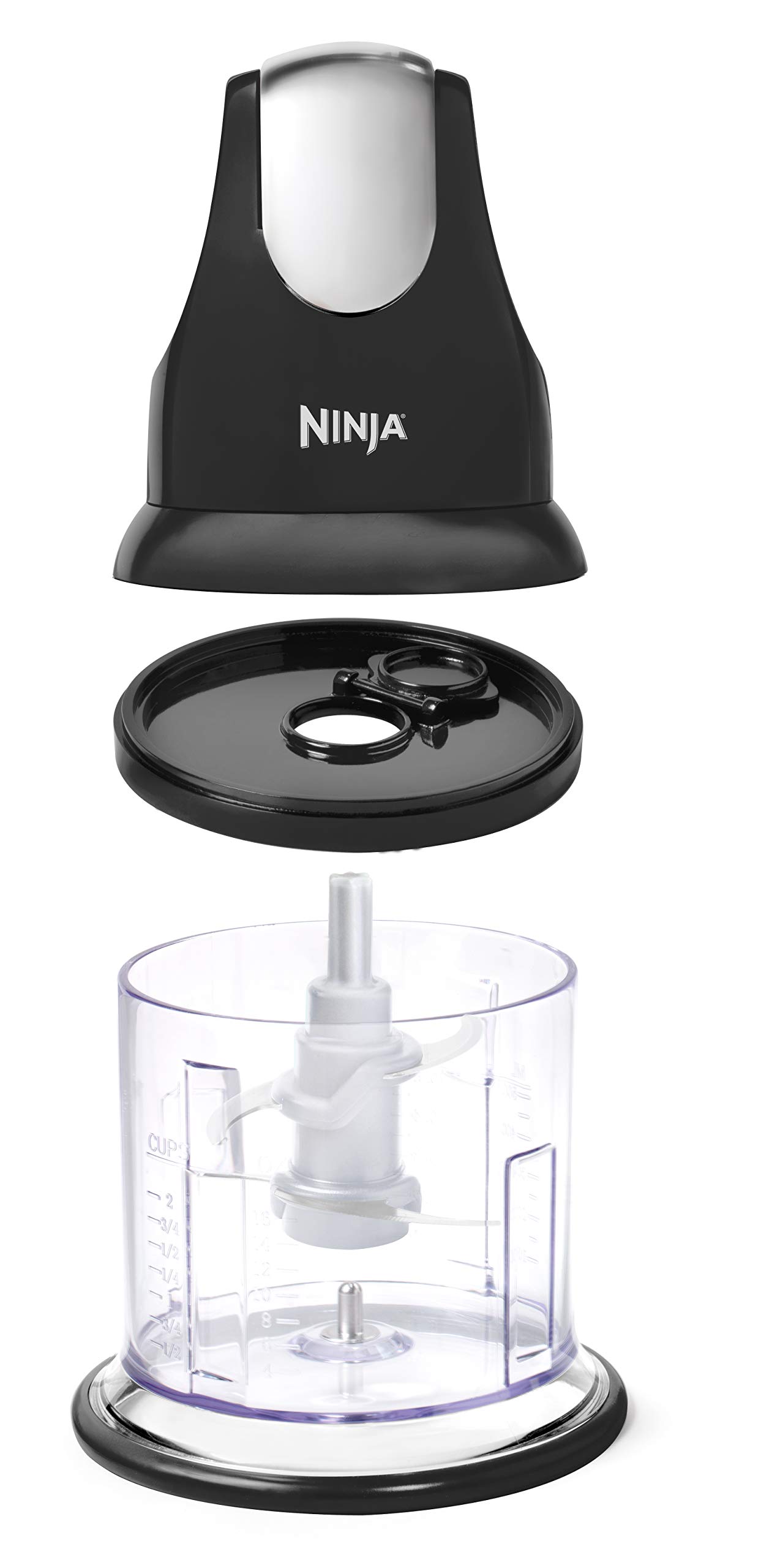 Ninja NJ100GR Express Chop Manual Food Processor for Chopping