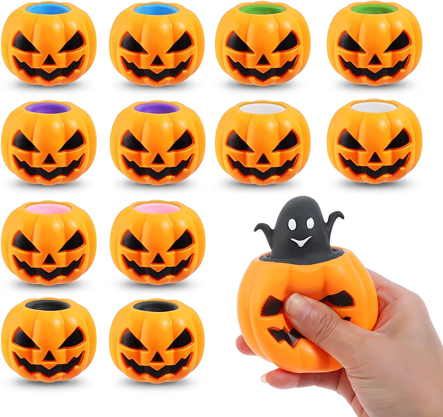 Amazon | MoSpace ハロウィン おもちゃ カボチャ 幽霊 玩具 減圧グッズ
