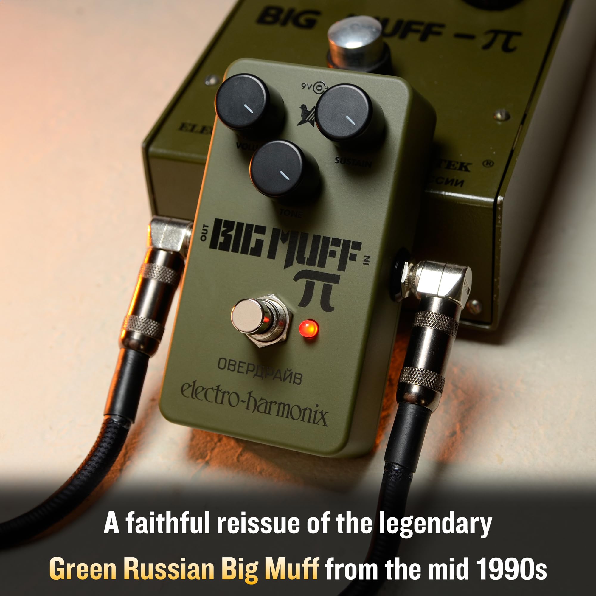 Amazon.com: Electro-Harmonix Green Russian Big Muff Pi Fuzz Pedal