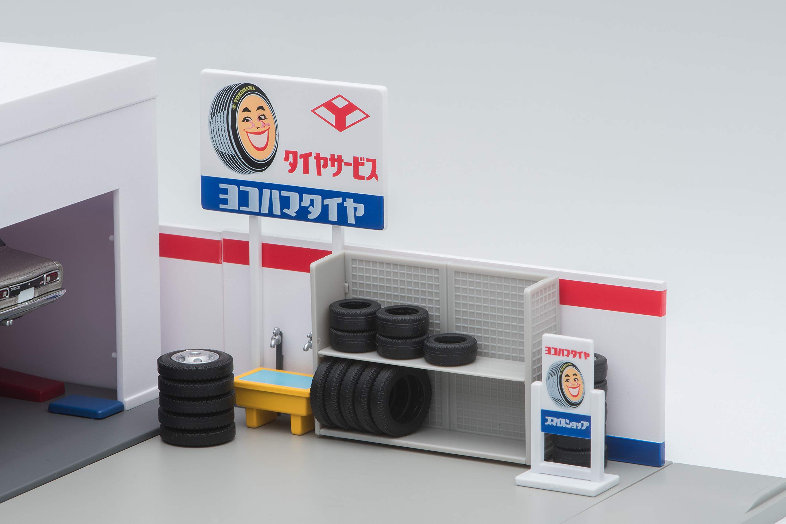 Amazon | トミカラマ ヴィンテージ 1/64 05a タイヤショップ (ヨコハマ