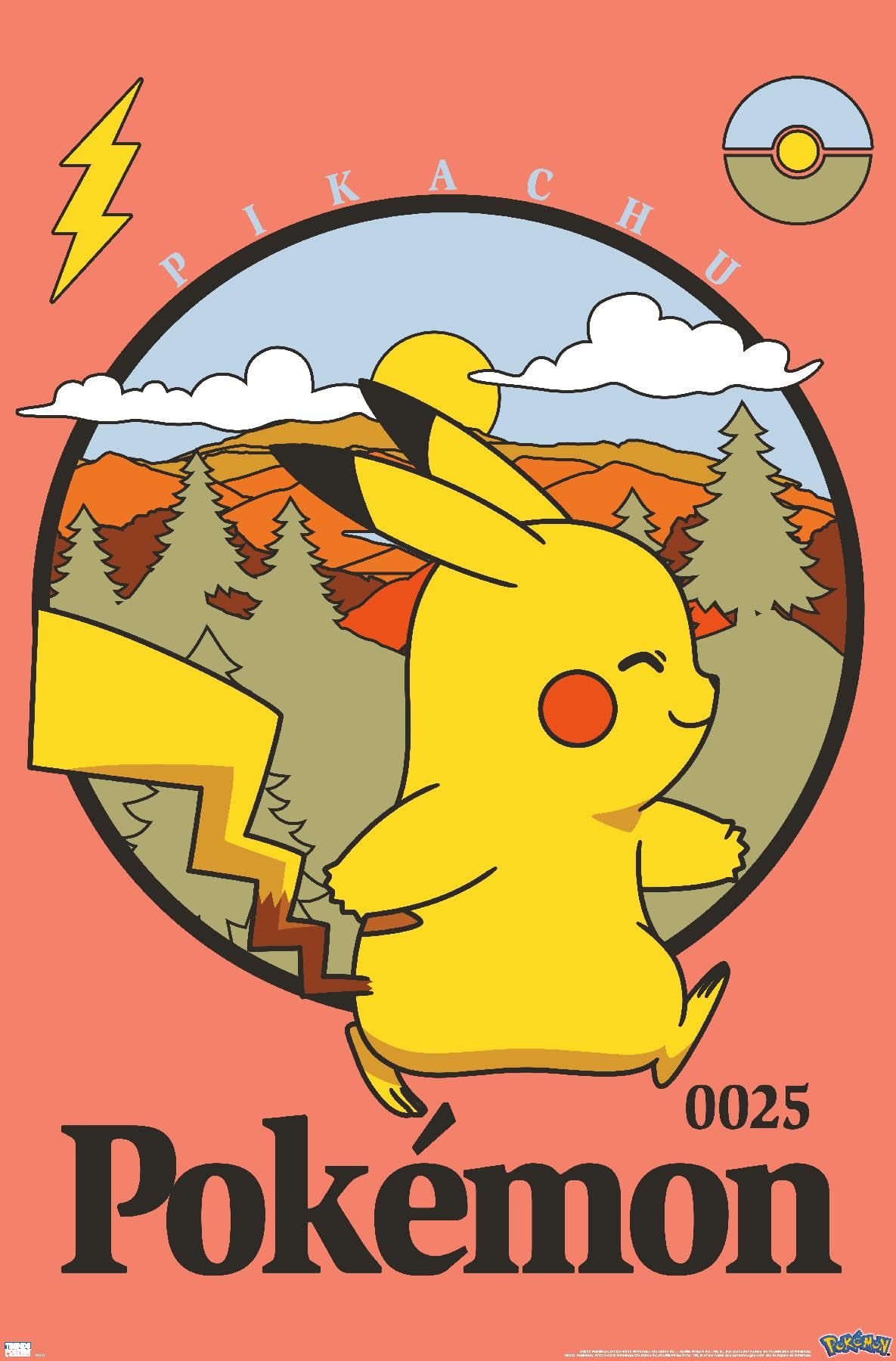 Amazon.co.jp: Trends International ポケモン - ピカチュウアウトドア