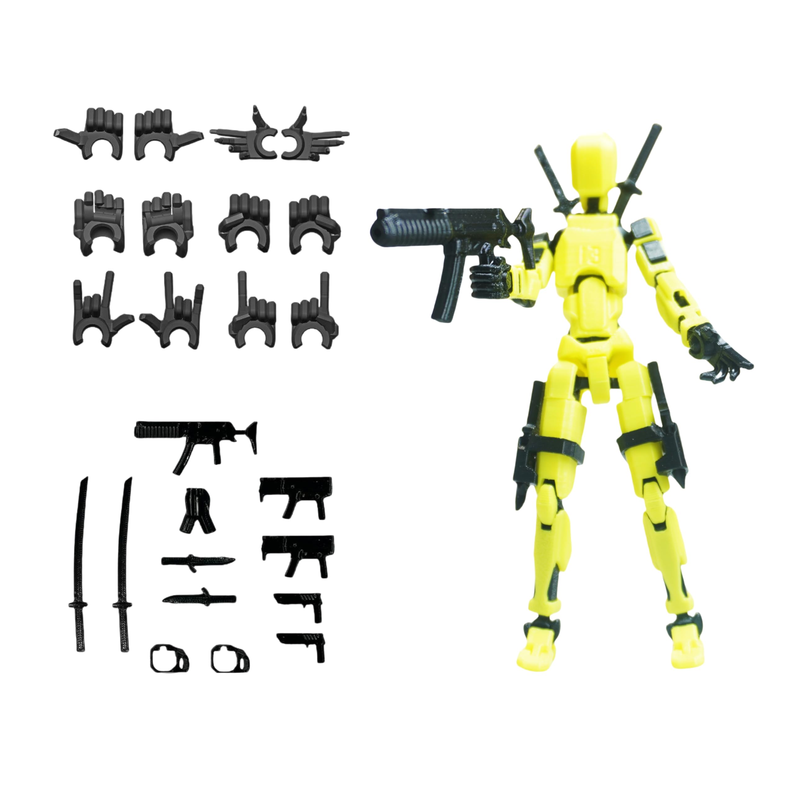 Amazon.com: Nemoro (Assembed 3D Printed 5.54'' Dummy13 Action