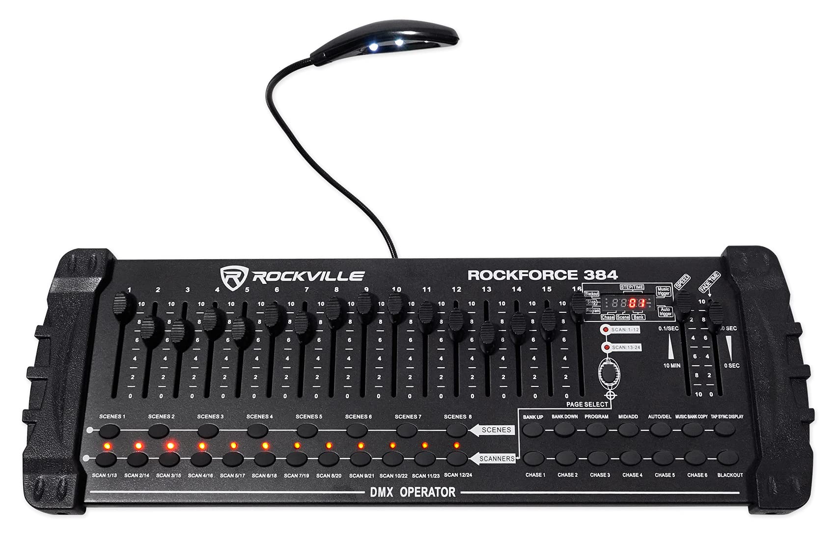 Amazon.com: Rockville ROCKFORCE 384 Bundle: 384 Channel Light/Fog