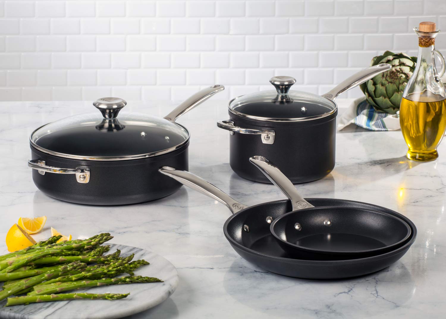 Amazon.com: Le Creuset Toughened Nonstick PRO Cookware Set, 6 pc