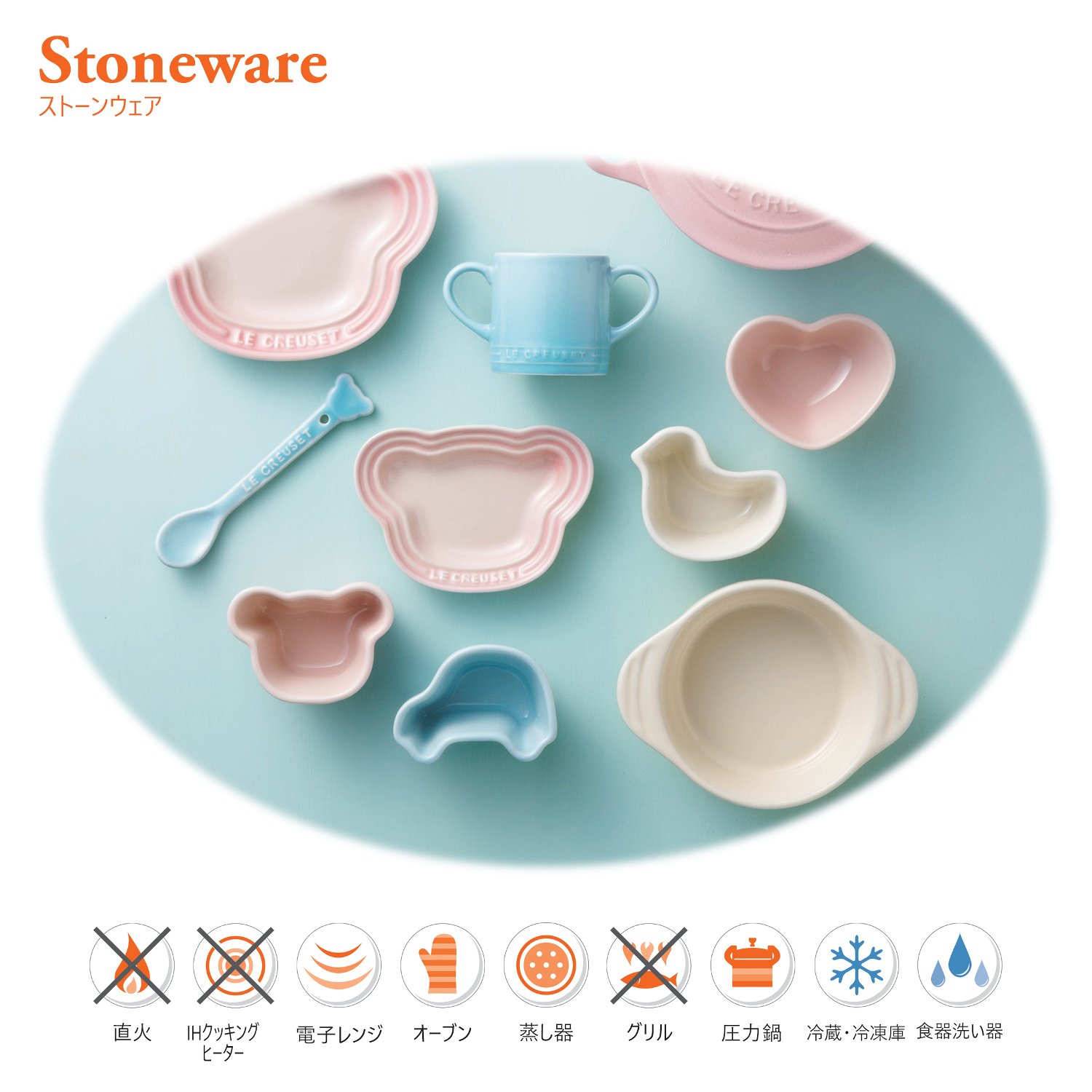 Amazon｜ル・クルーゼ(Le Creuset) 皿 マルチ・オーバル・プレート (S